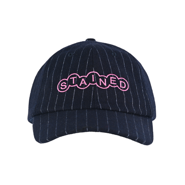 Navy Striped Cap