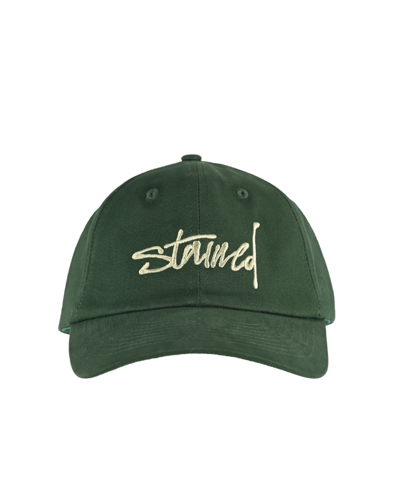 Green Washed Cap