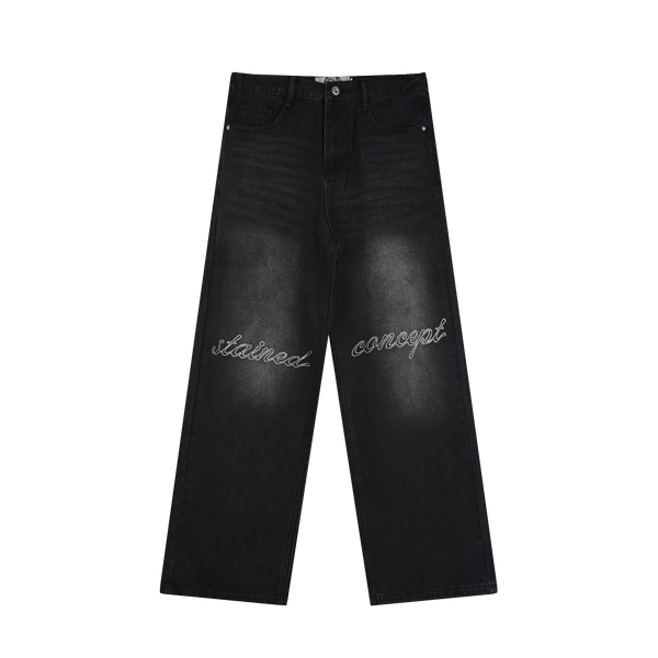 Frosted Black Denim