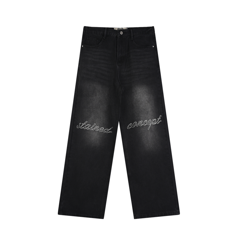 Frosted Black Denim